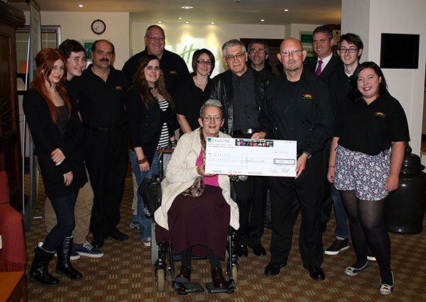 SHIMS cheque handover